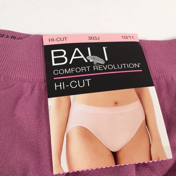 Bali Comfort Revolution Hi Cut Underwear Sz 10/11 DF303J - Picture 3 of 9